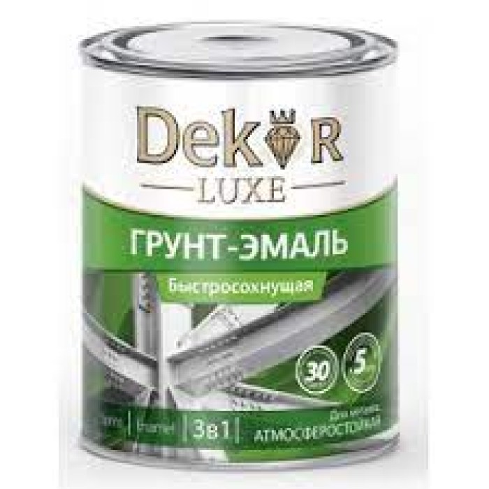 Грунт-эмаль DEKOR SPRINT 3 в 1 быстросохнущая 0,9кг